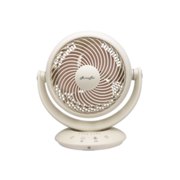 ALPHA MOTTO 7" 3 BLADE DESK FAN WITH AC MOTOR & 3 SPEED - LATTE | MOTTO DT C12/7 LATTE